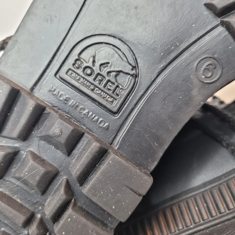 Vintage Sorel Kaufman Caribou Snow Boots Made in Canada Women's 6 Thick‎ Liner